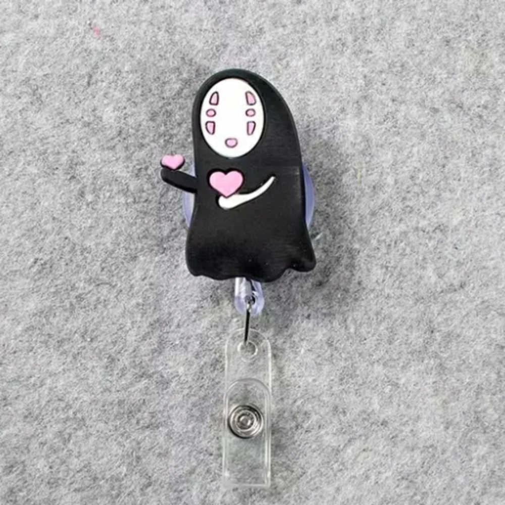No face in Spirited Away Retractable ID Badge